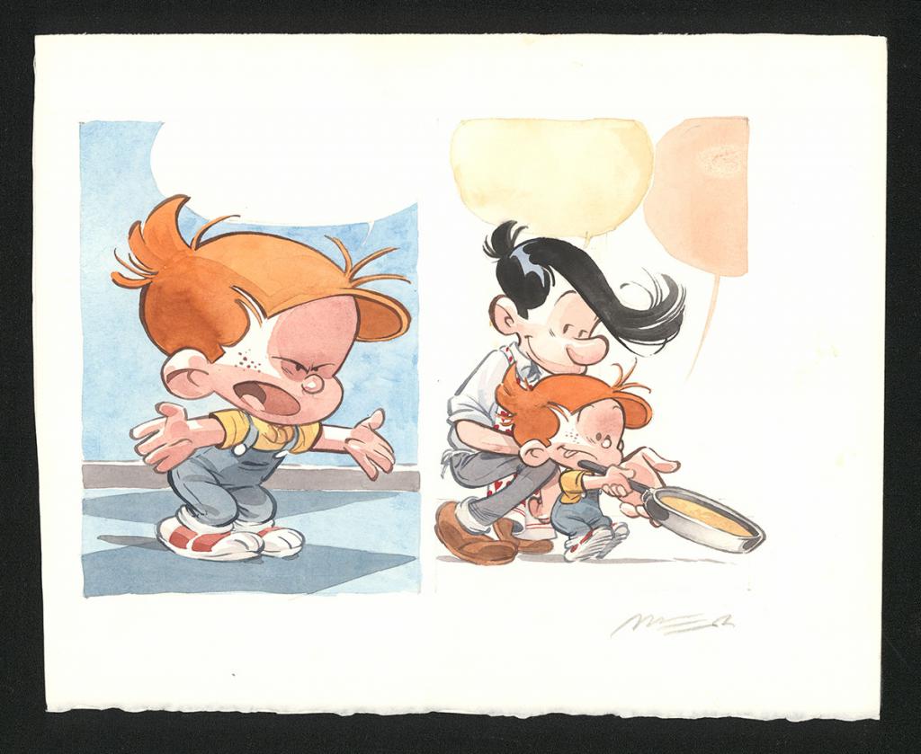 Planche originale - José Luis Munuera - Aquarelle sur papier - 5521