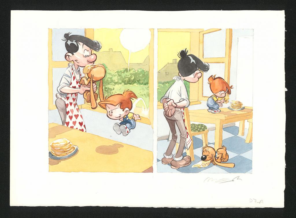 Planche originale - José Luis Munuera - Aquarelle sur papier - 5520