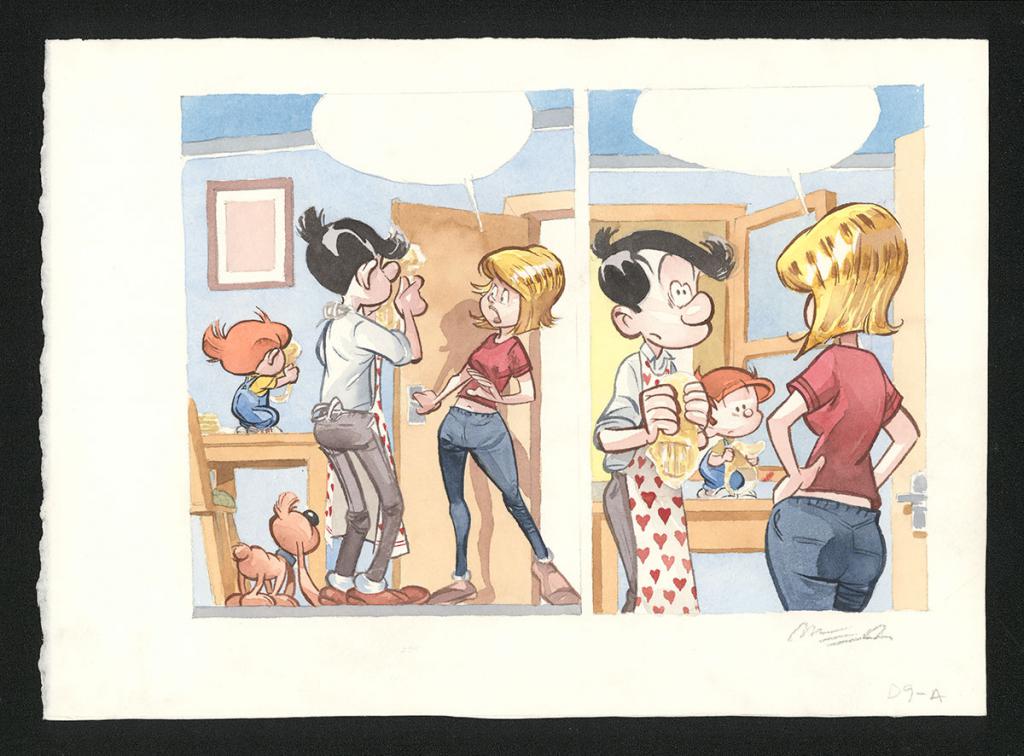 Planche originale - José Luis Munuera - Aquarelle sur papier - 5210