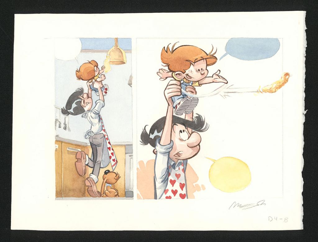 Planche originale - José Luis Munuera - Aquarelle sur papier - 5209