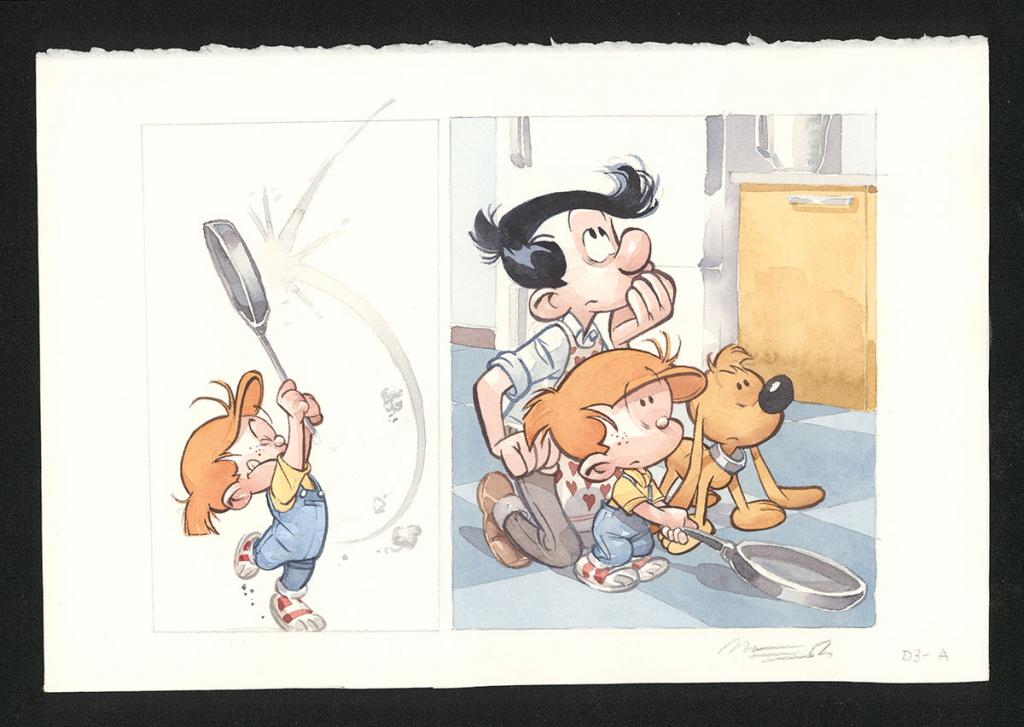 Planche originale - José Luis Munuera - Aquarelle sur papier - 5378