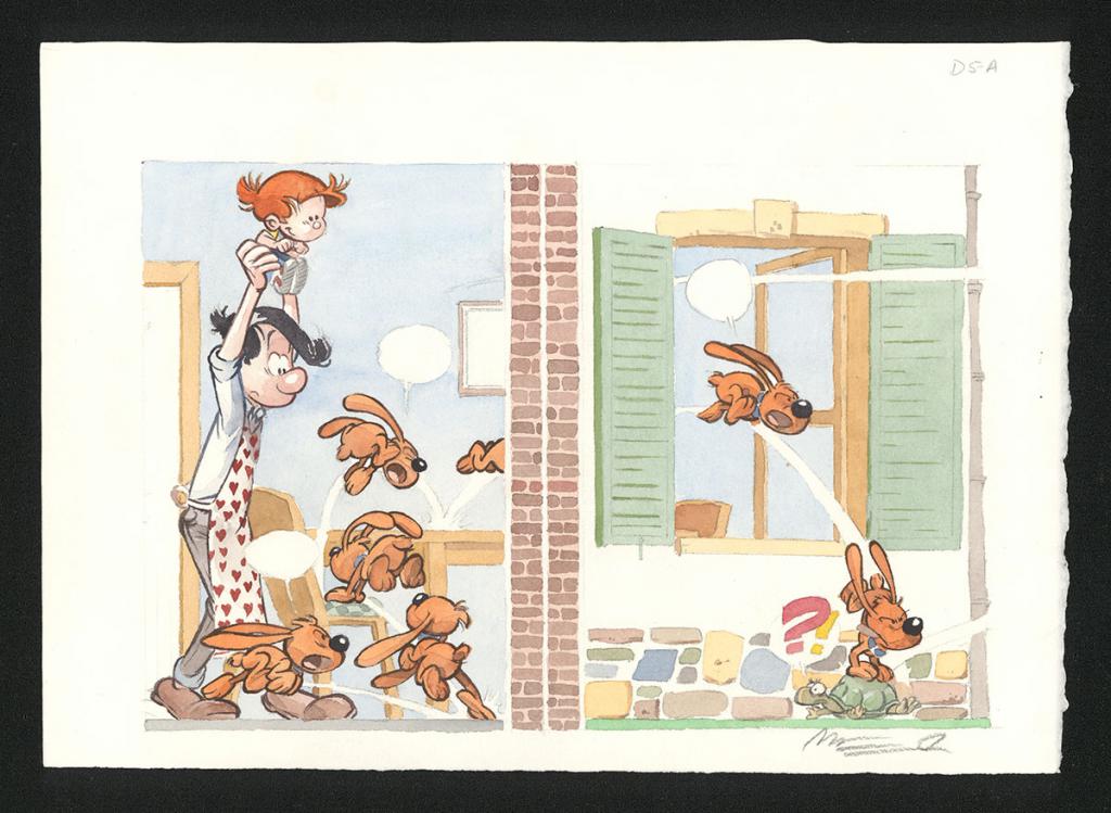 Planche originale - José Luis Munuera - Aquarelle sur papier - 5375