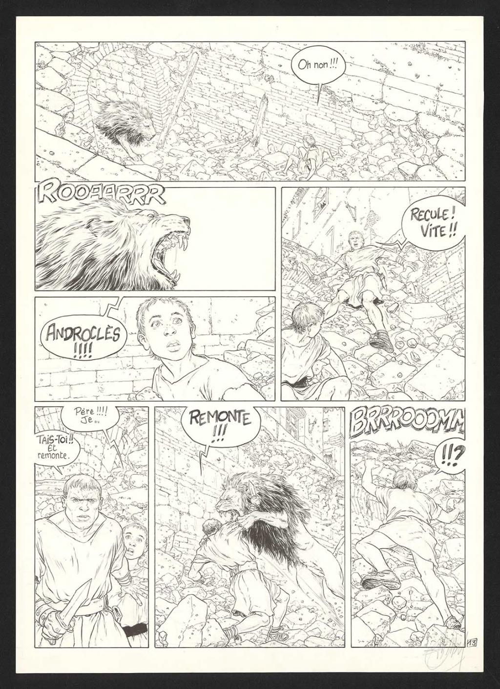 Planche originale n°13 - Philippe Delaby - Encre de Chine sur papier - 5621