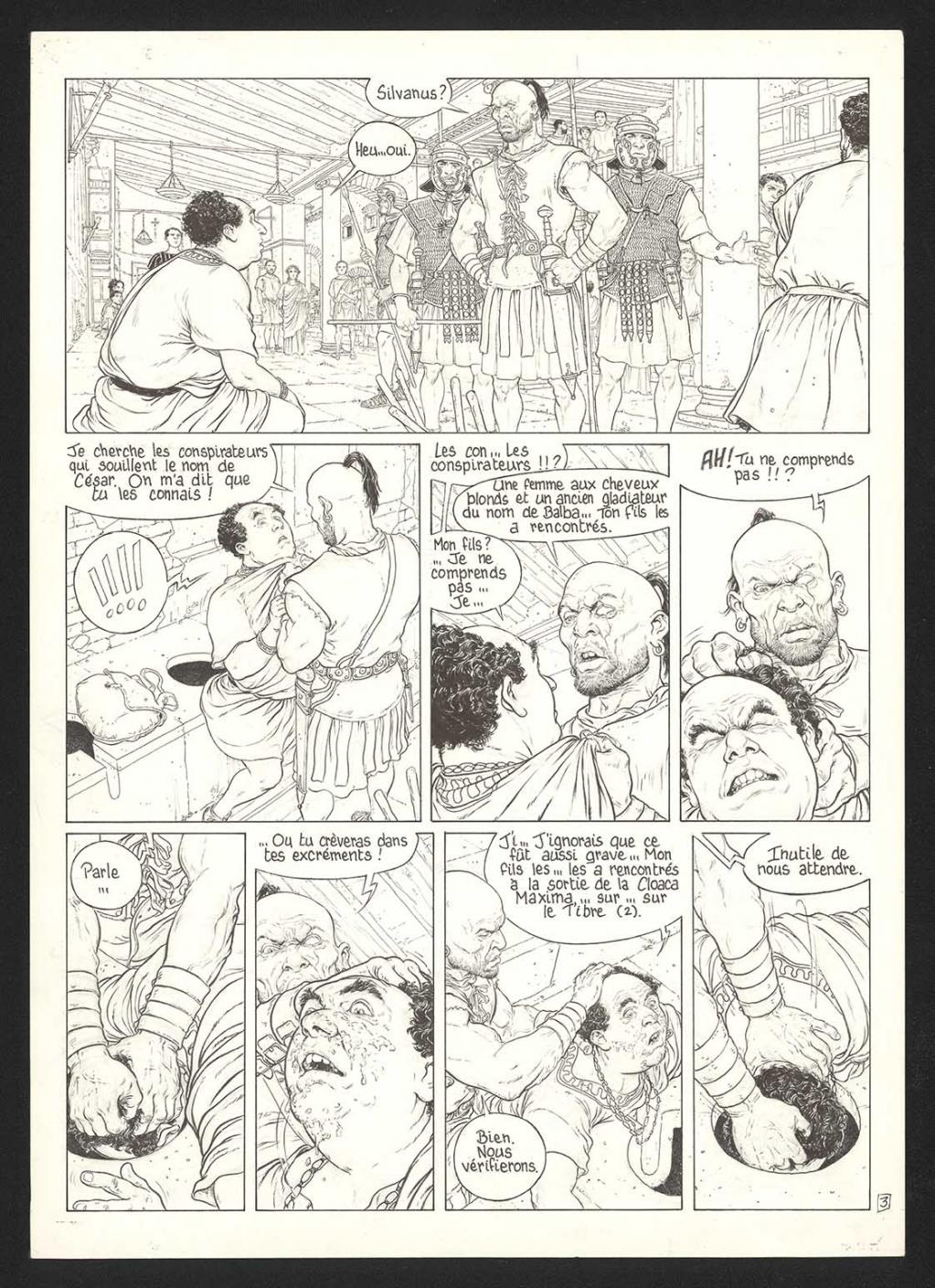 Planche originale n°3 - Philippe Delaby - Encre de Chine sur papier - 4507