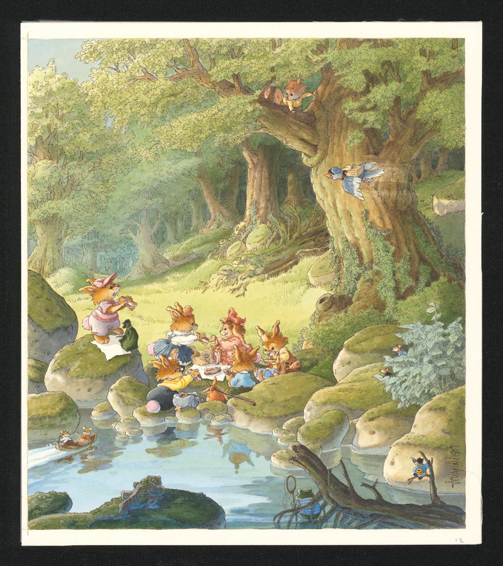 Illustration originale pour la page 12 - Loïc Jouannigot - Aquarelle sur papier - 6095