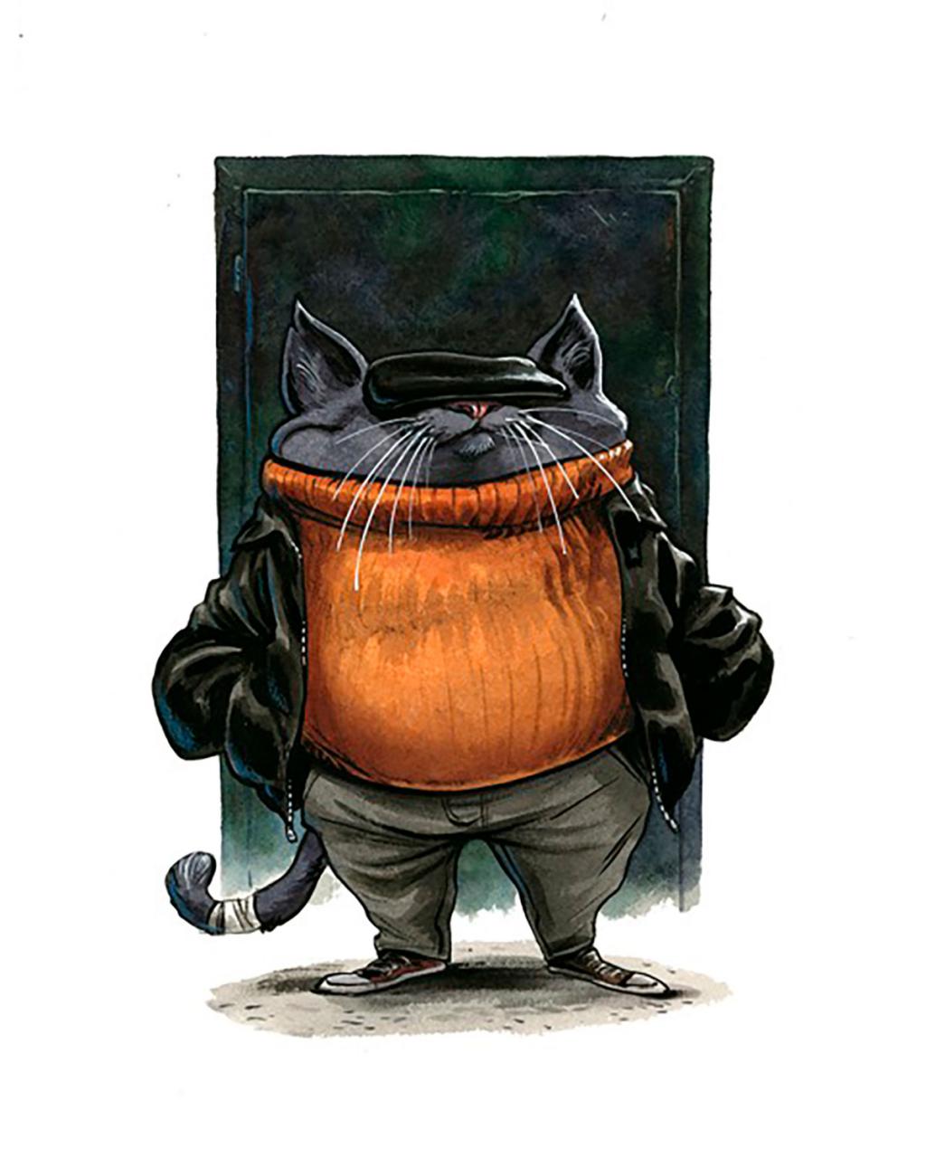 Illustration originale - You shall not pass - Guznag - Encres acryliques sur papier aquarelle - 5681