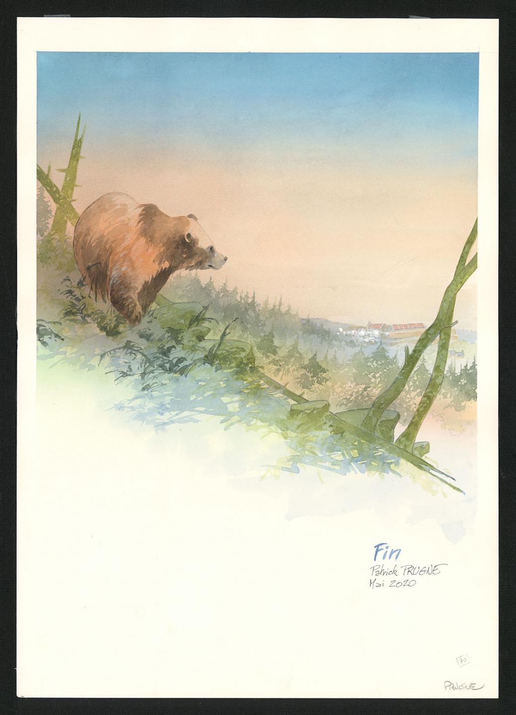 Planche originale n°70 - Patrick Prugne - Aquarelle et crayon sur papier - 5340