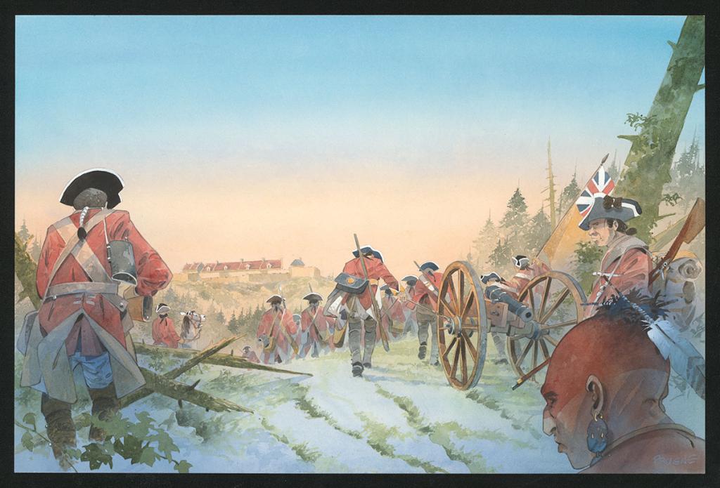 Double planche originale n°68 & 69 - Patrick Prugne - Aquarelle et crayon sur papier - 5855