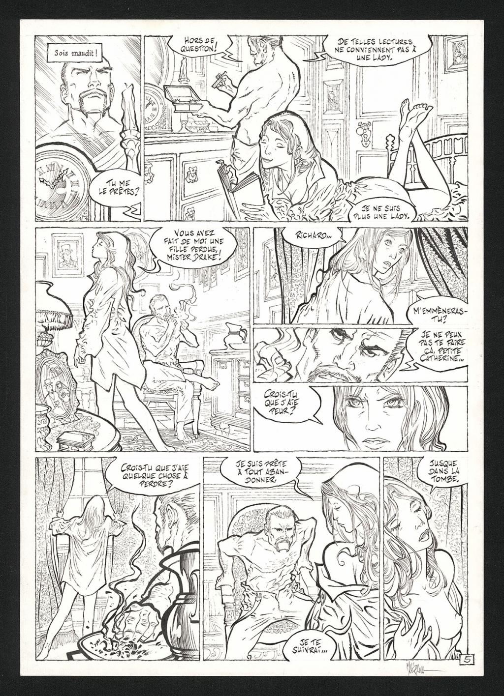 Planche originale n°05 - Bruno Maïorana - Encre de Chine sur papier - 5721