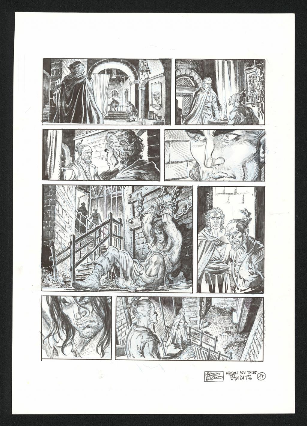 Planche originale n°17 - Paolo Martinello  - Encre de Chine sur papier - 5728