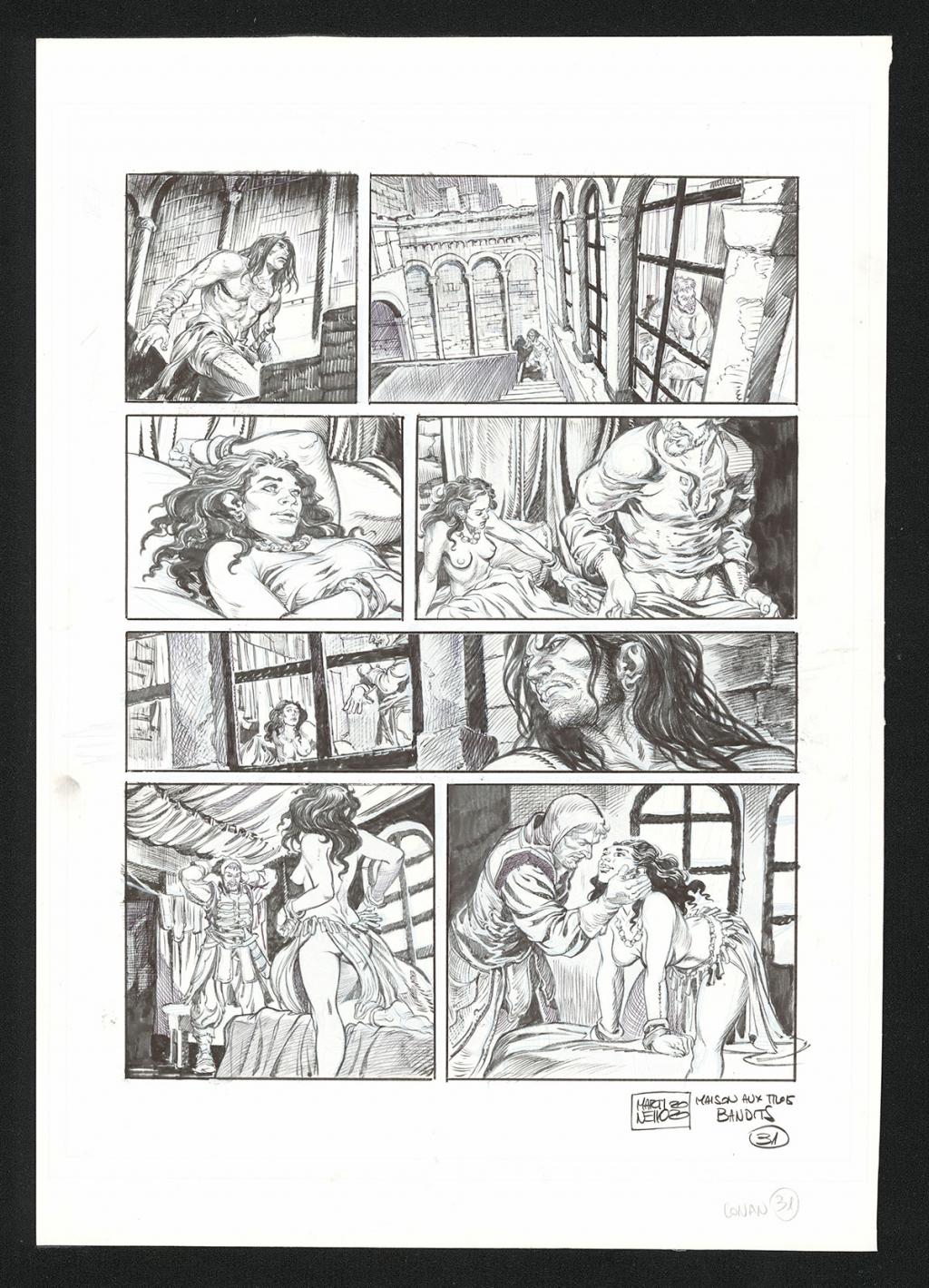 Planche originale n°31 - Paolo Martinello  - Encre de Chine sur papier - 6444