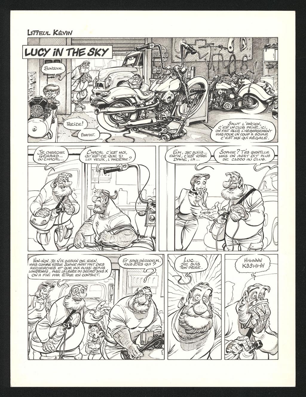 Planche originale n°1 de l'histoire Lucy in the sky - Coyote - Encre de Chine sur papier - 5400