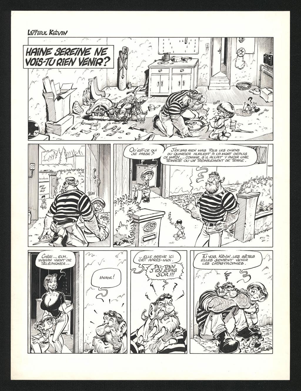 Planche originale n°1 de l'histoire Haine sereine ne vois-tu rien venir - Coyote - Encre de Chine sur papier - 5223