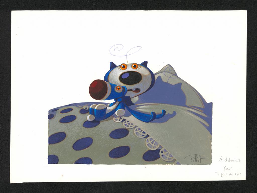 Couverture originale - Frédéric Pillot - Acrylique rehaussée de craie - 5891