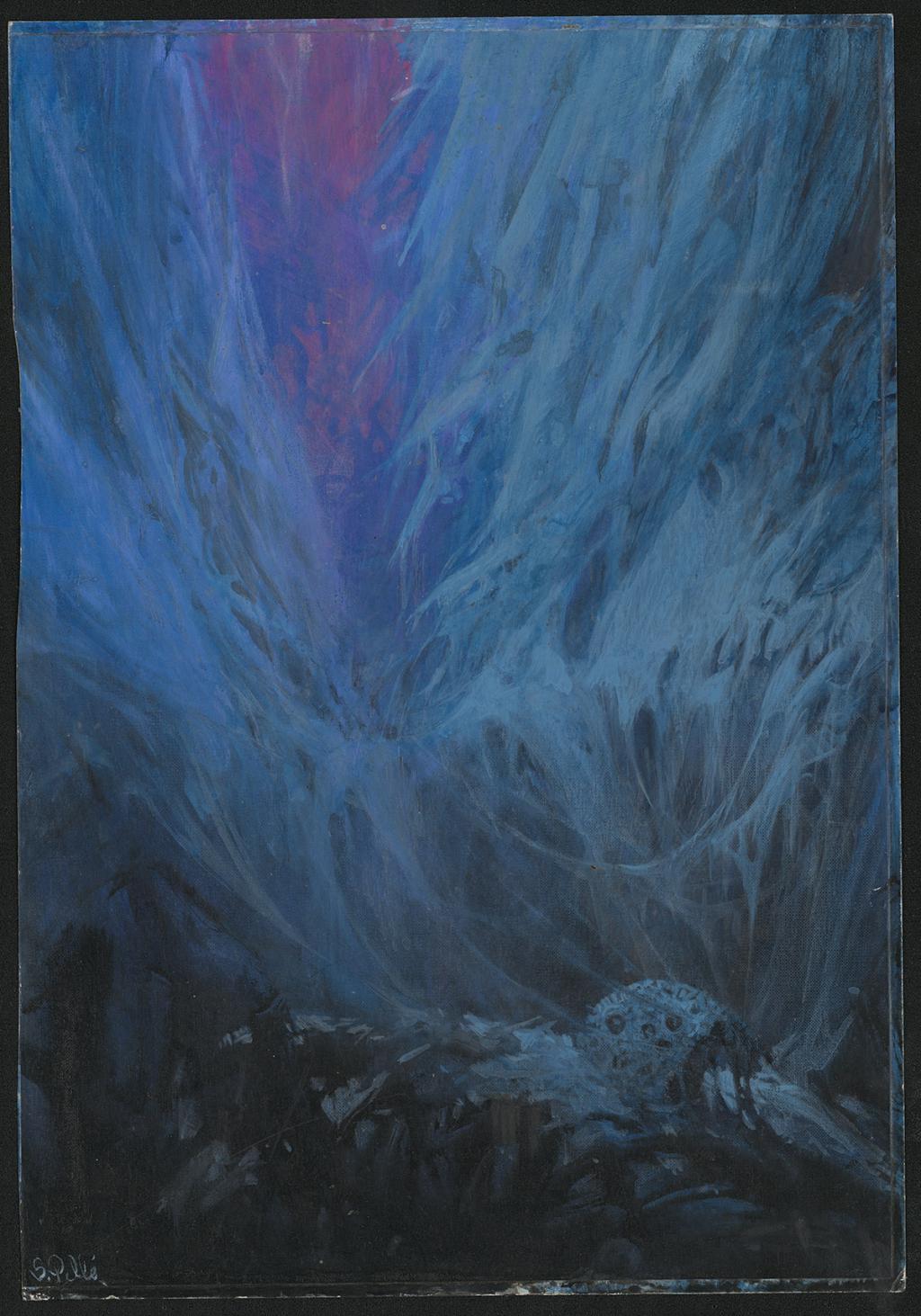 Illustration originale - Serge Pellé - Acrylique, encres et crayon sur papier - 5314