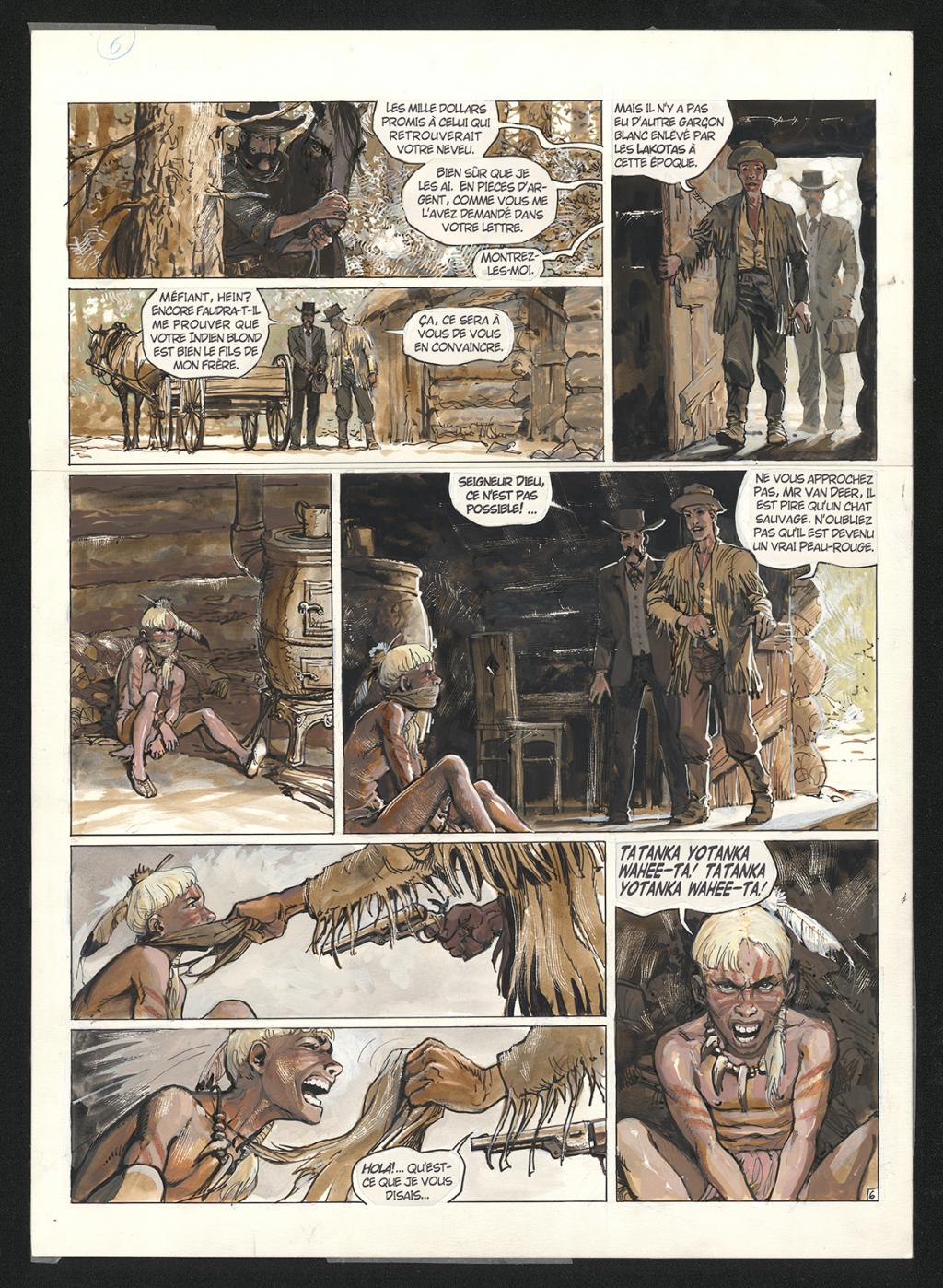 Planche originale n°6 - Grzegorz Rosinski - Technique mixte - 6035