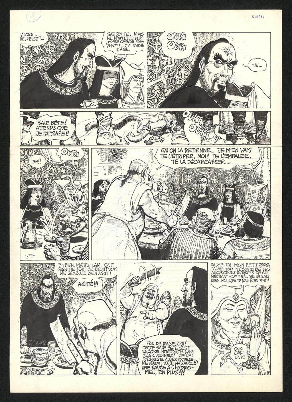 Planche originale n°8 - Grzegorz Rosinski - Encre de Chine sur papier - 6045