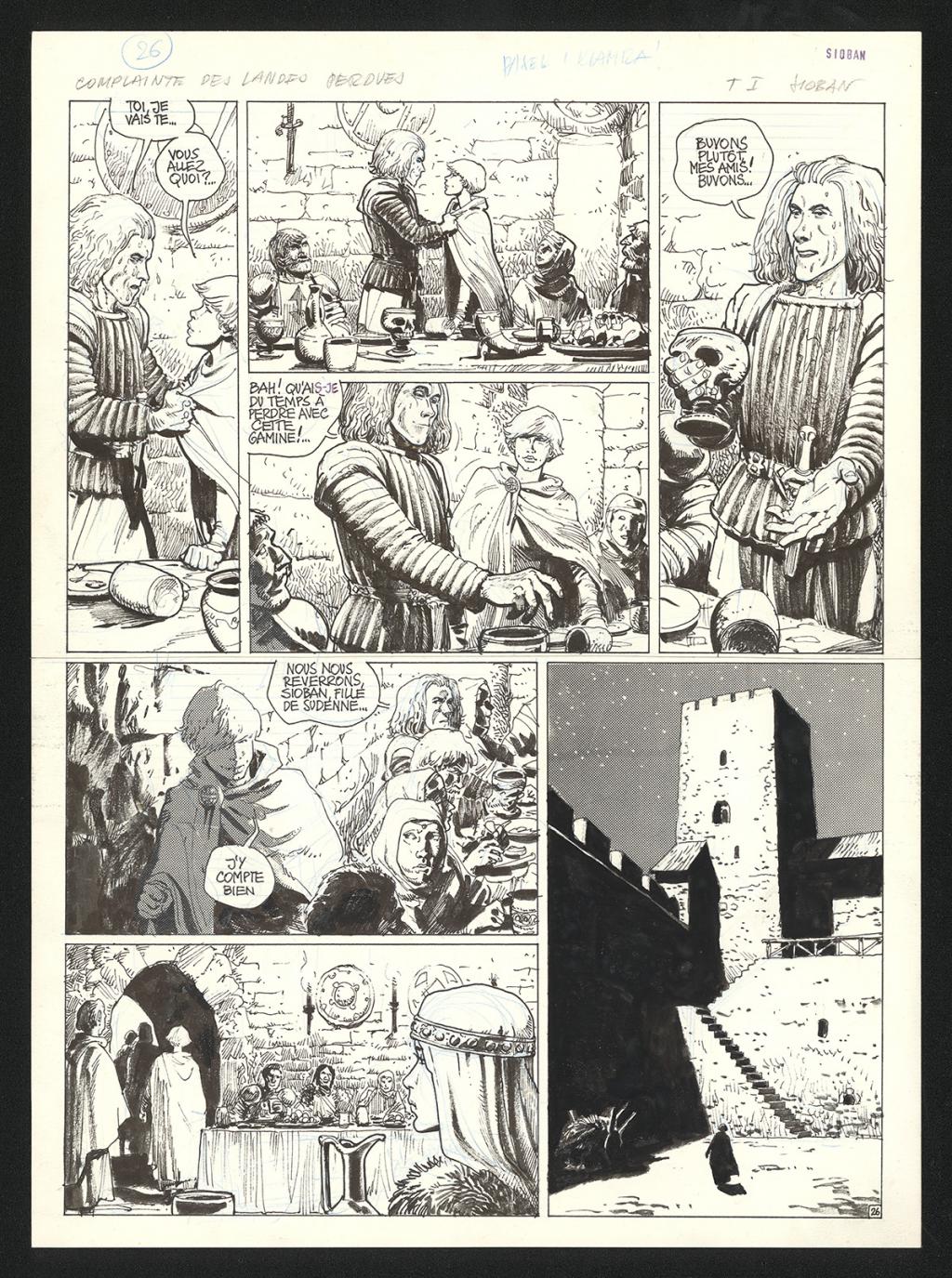 Planche originale n°26 - Grzegorz Rosinski - Encre de Chine et trame sur papier - 5971