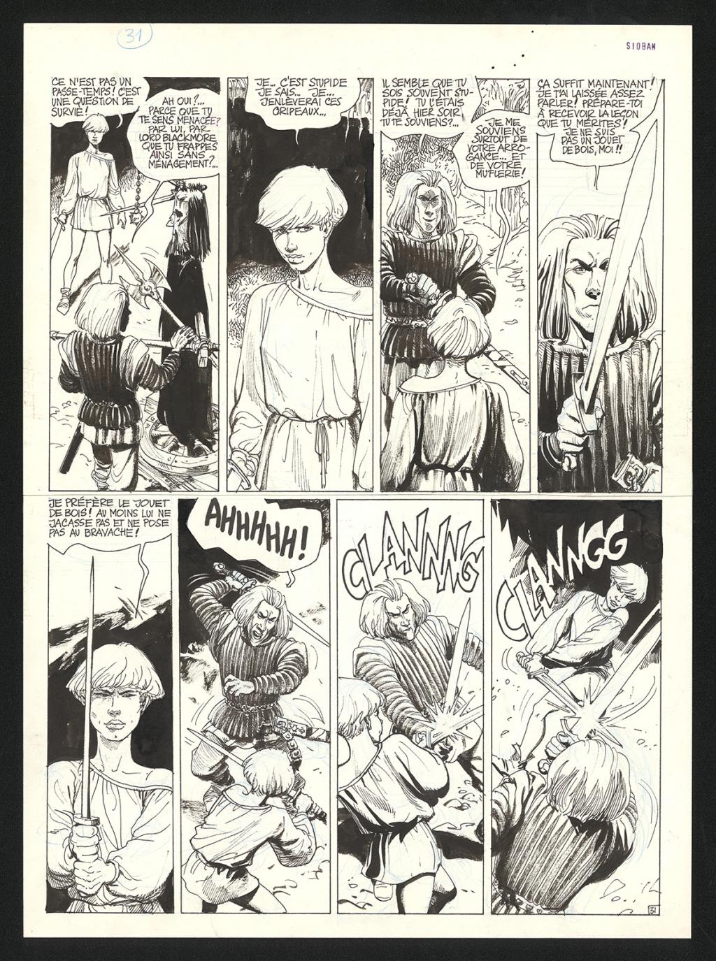 Planche originale n°31 - Grzegorz Rosinski - Encre de Chine sur papier - 6044