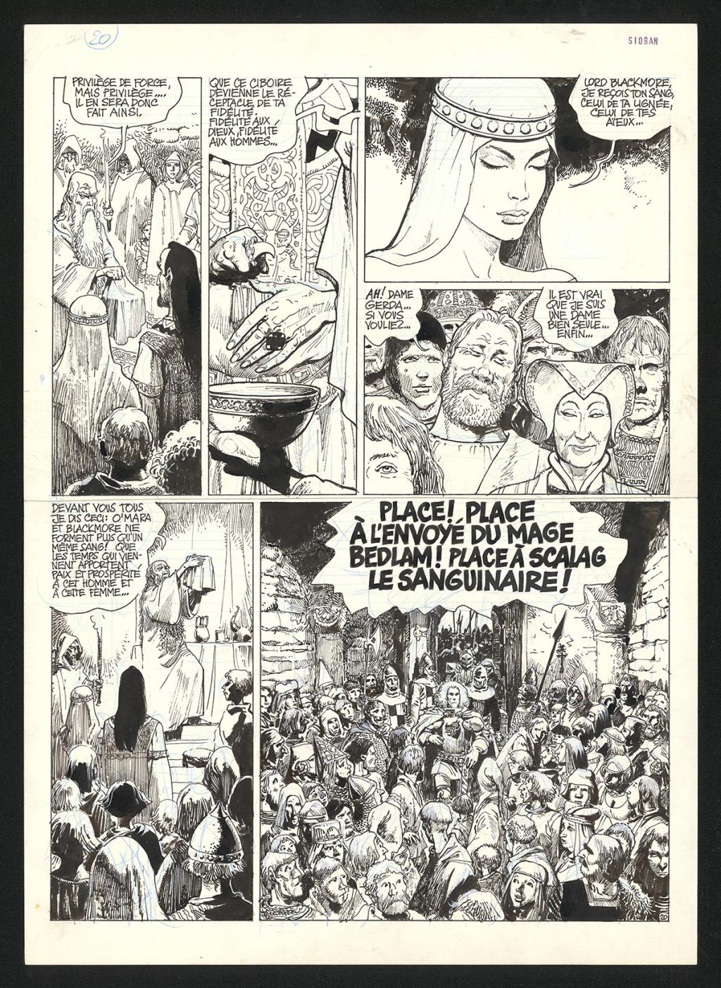 Planche originale n°20 - Grzegorz Rosinski - Encre de Chine sur papier - 5949