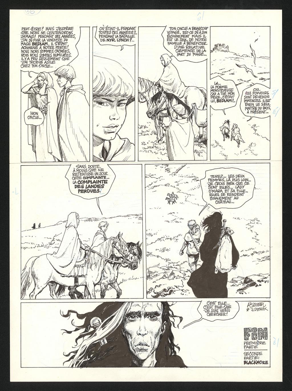 Planche originale n°56, dernière planche du tome - Grzegorz Rosinski - Encre de Chine sur papier - 5950