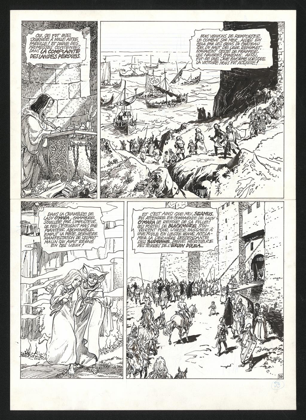 Planche originale n°59 - Grzegorz Rosinski - Encre de Chine sur papier - 5952