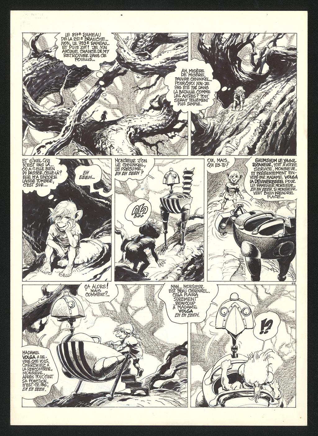 Planche originale n°66 - Grzegorz Rosinski - Technique mixte sur carton fort - 5960