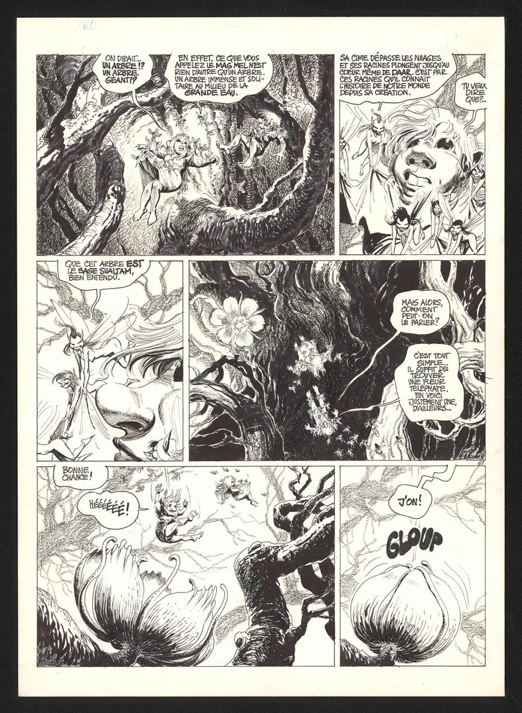 Planche originale n°61 - Grzegorz Rosinski - Technique mixte sur carton fort - 5963