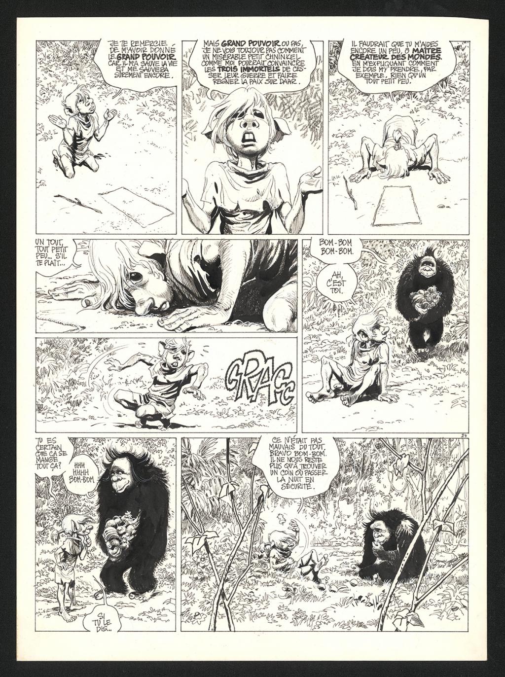 Planche originale n°24 - Grzegorz Rosinski - Technique mixte sur carton fort - 5945