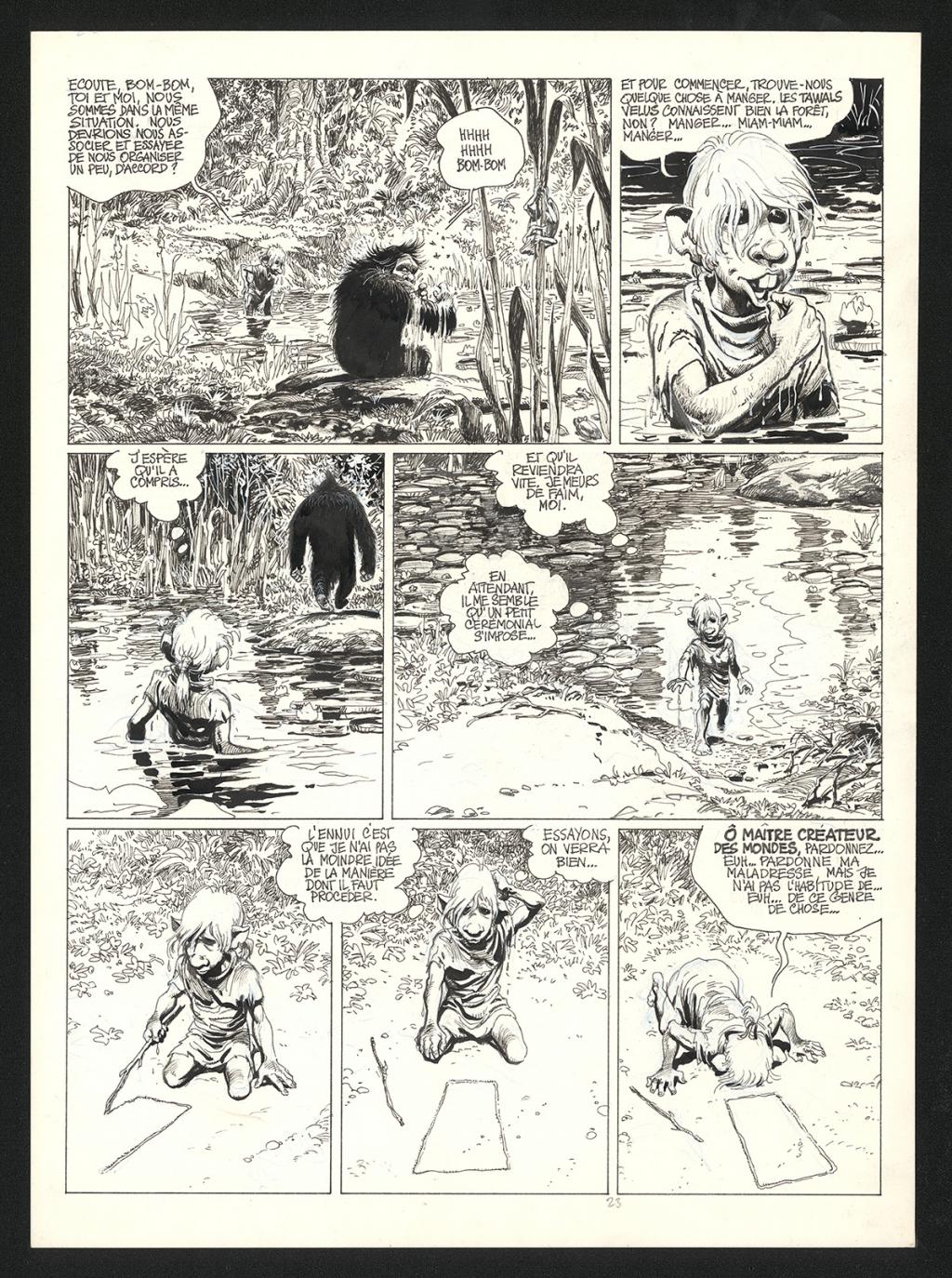 Planche originale n°23 - Grzegorz Rosinski - Technique mixte sur papier - 5944