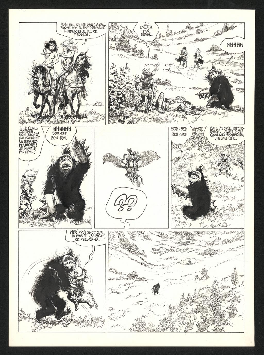 Planche originale n°20 - Grzegorz Rosinski - Technique mixte sur papier - 5942