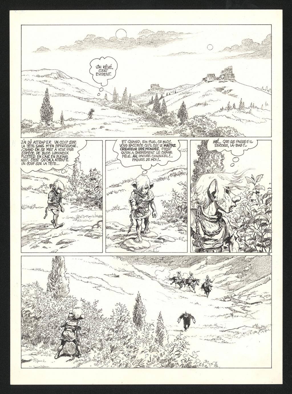 Planche originale n°16 - Grzegorz Rosinski - Technique mixte sur papier - 5934