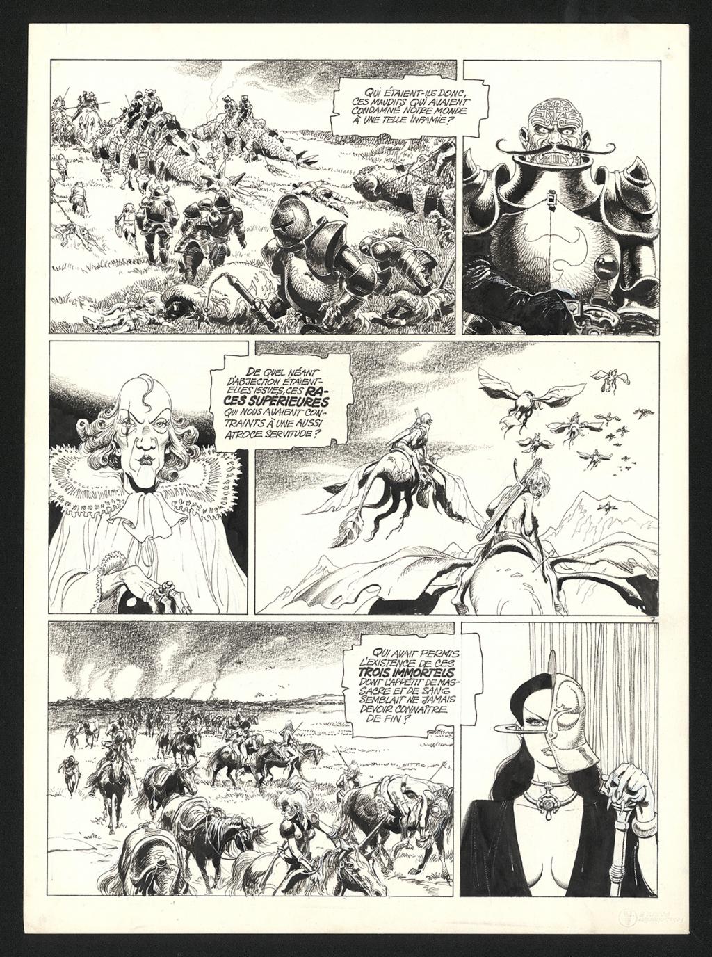 Planche originale n°7 - Grzegorz Rosinski - Technique mixte sur papier - 6043