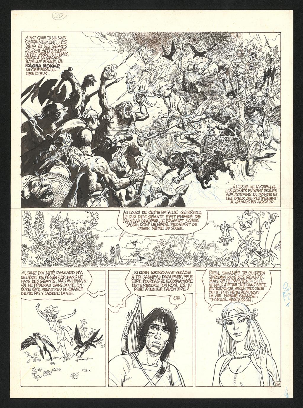 Planche originale n°20 - Grzegorz Rosinski - Encre de Chine sur papier - 6038