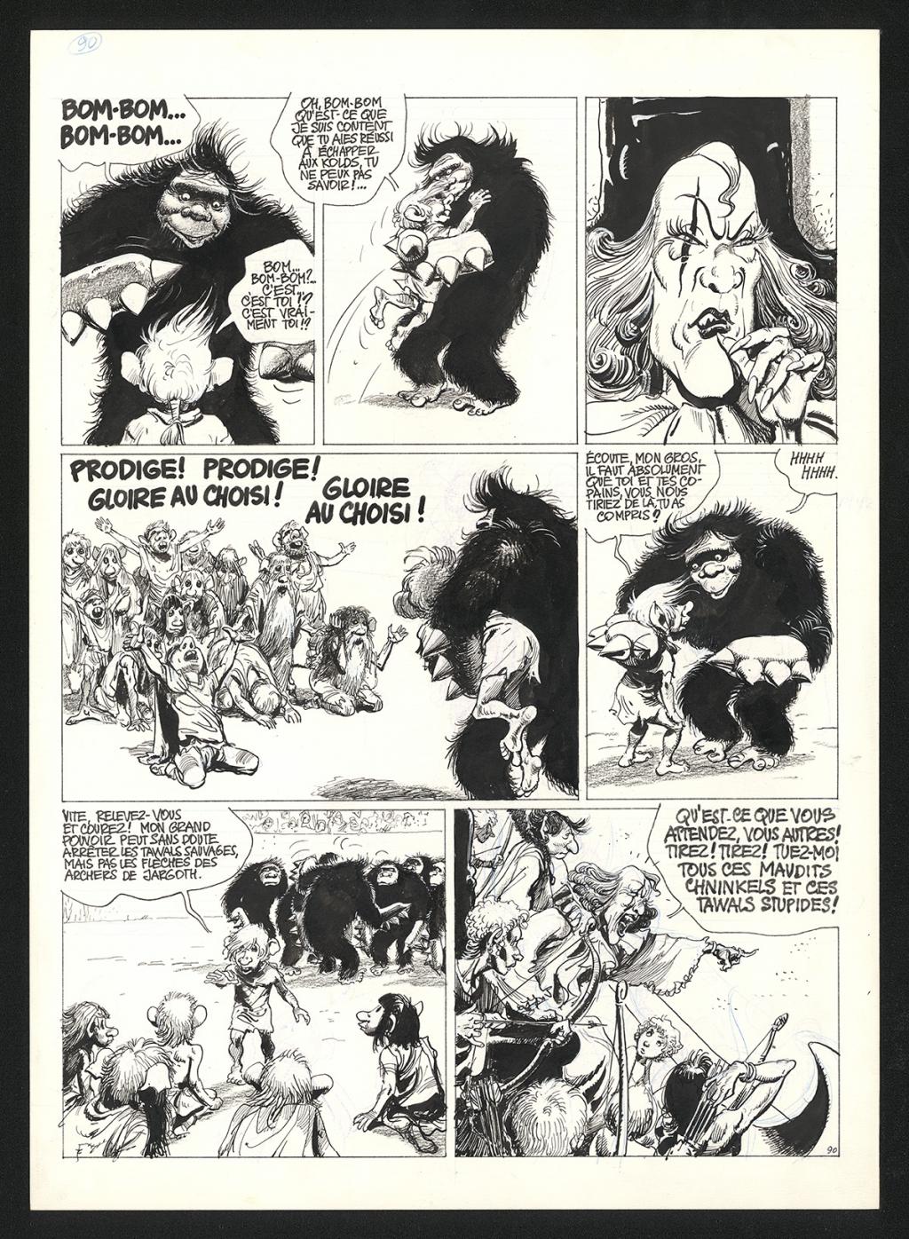 Planche originale n°90 - Grzegorz Rosinski - Technique mixte sur papier - 5877