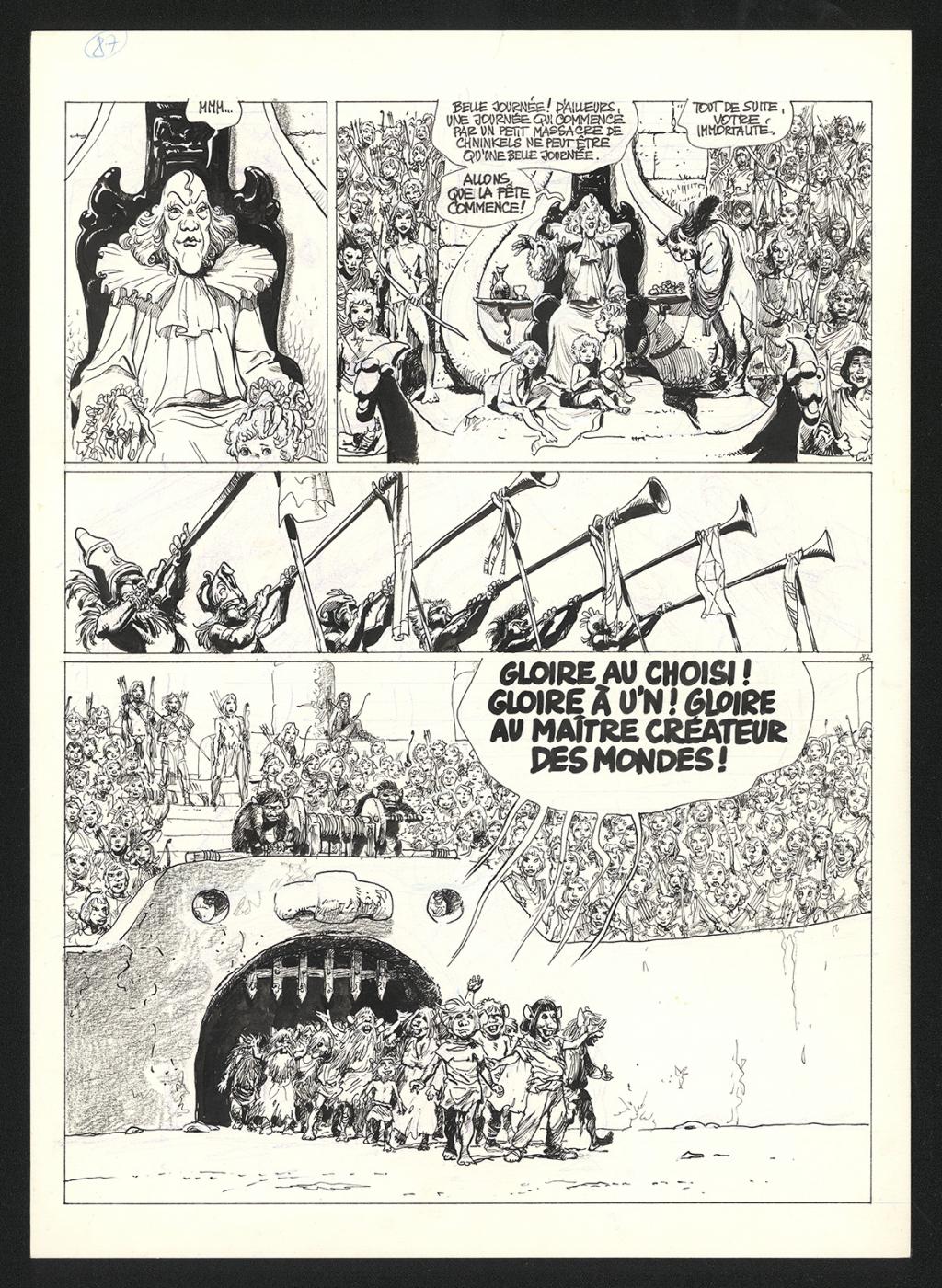 Planche originale n°87 - Grzegorz Rosinski - Technique mixte sur papier - 5969