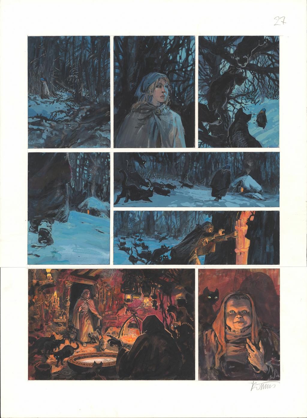 Planche originale n°27 - Grzegorz Rosinski - Technique mixte - 5930