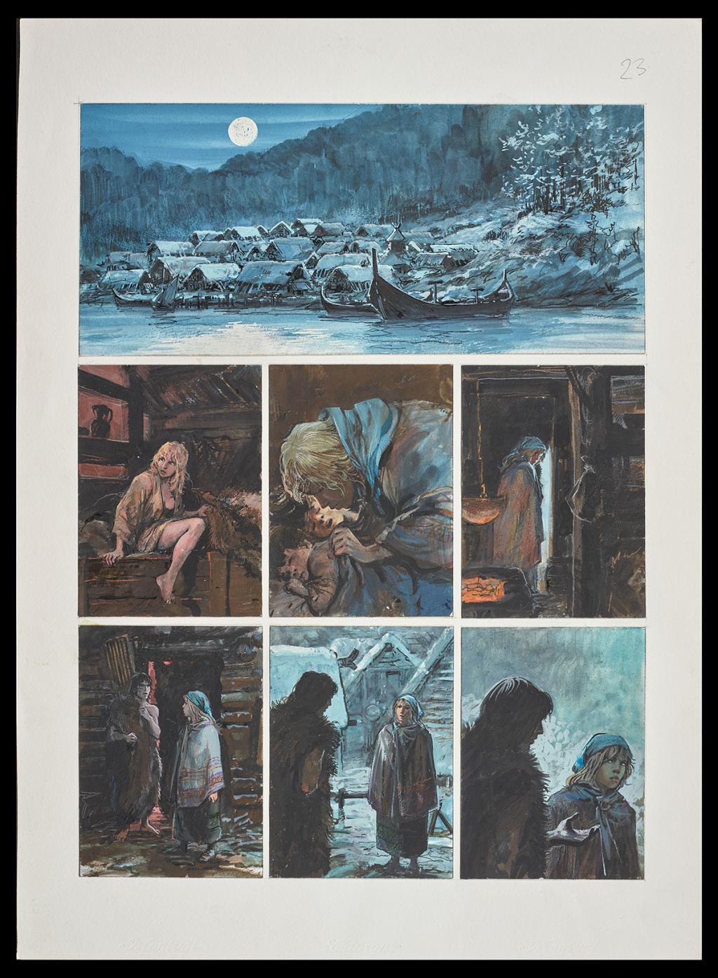 Planche originale n°23 - Grzegorz Rosinski - Technique mixte - 6004