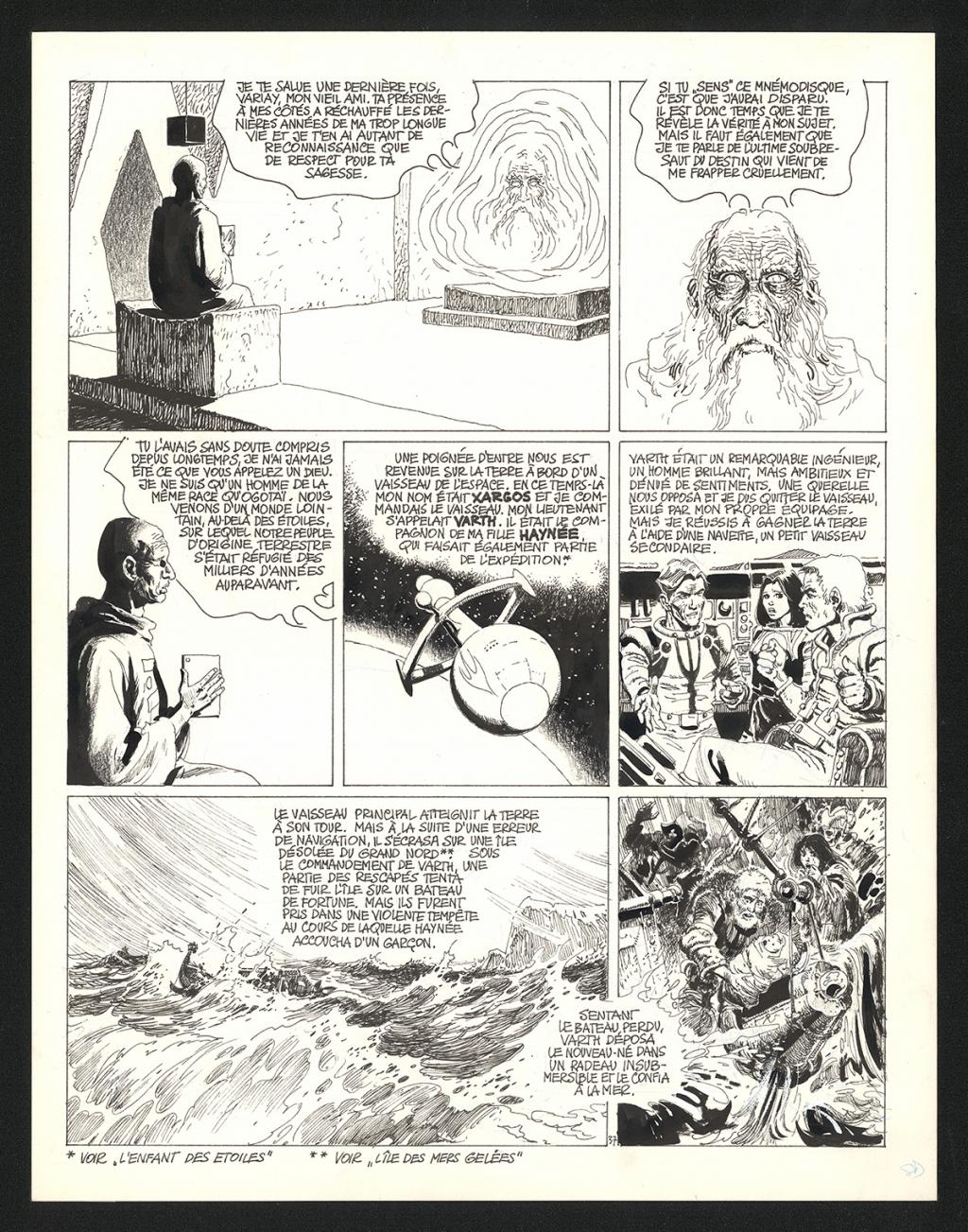 Planche originale n°37 - Grzegorz Rosinski - Encre de Chine sur papier - 5926