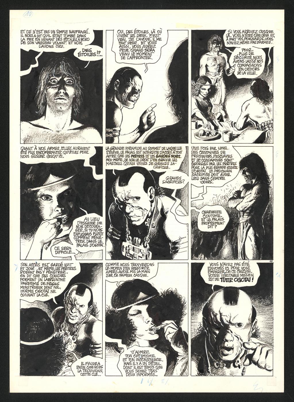 Planche originale n°10 - Grzegorz Rosinski - Encre de Chine sur papier - 5919