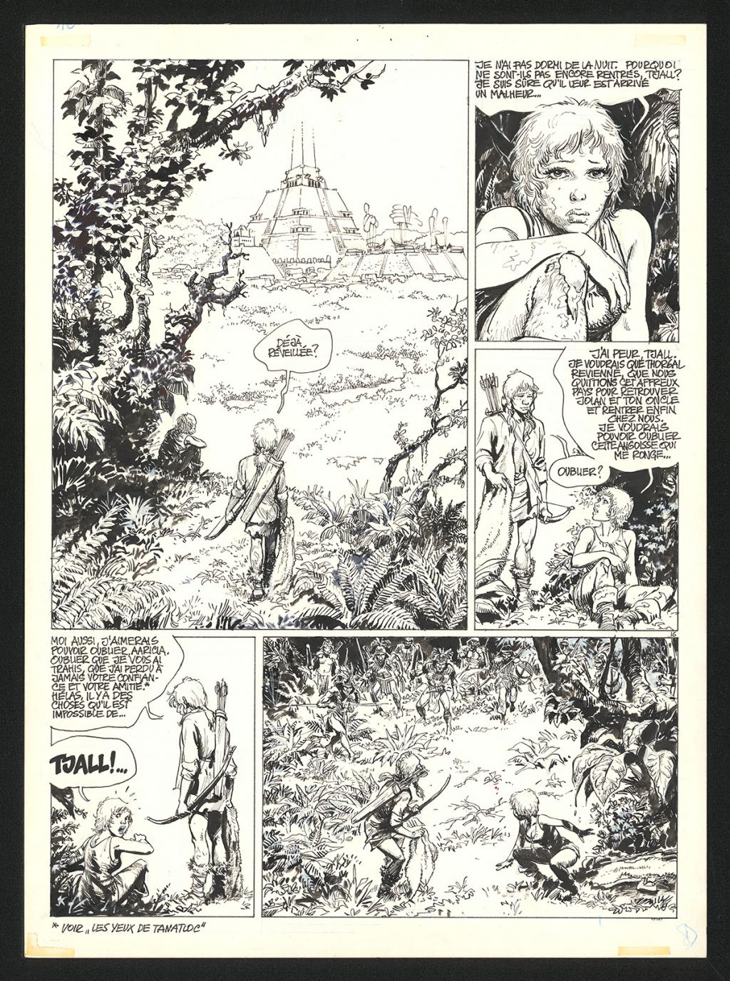 Planche originale n°16 - Grzegorz Rosinski - Encre de Chine sur papier - 5918