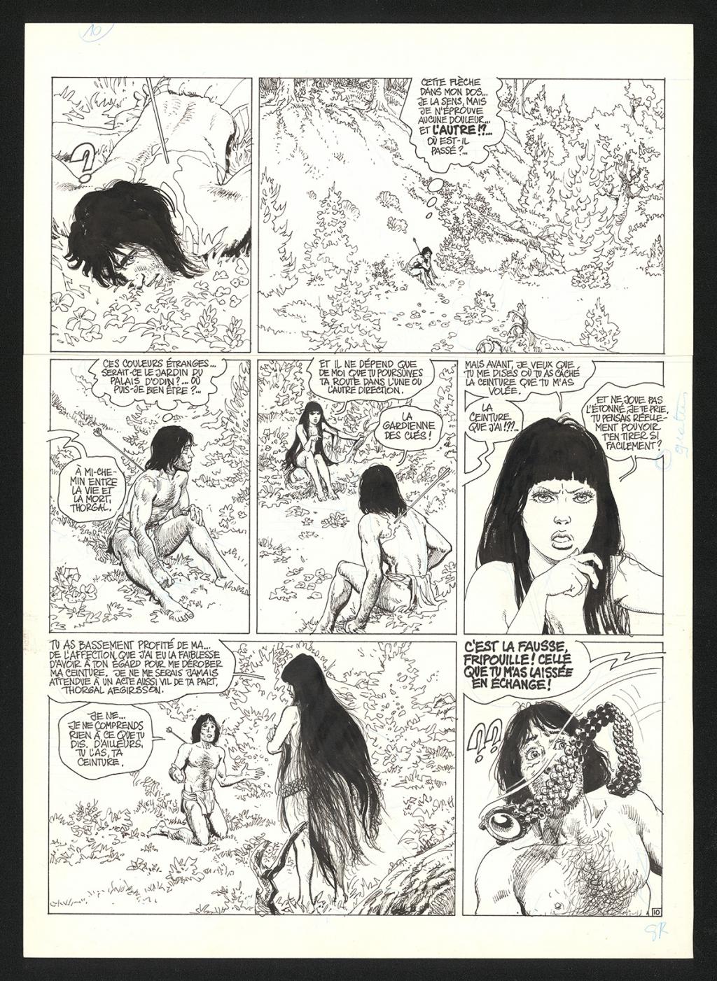 Planche originale n°10 - Grzegorz Rosinski - Encre de Chine sur papier - 5913