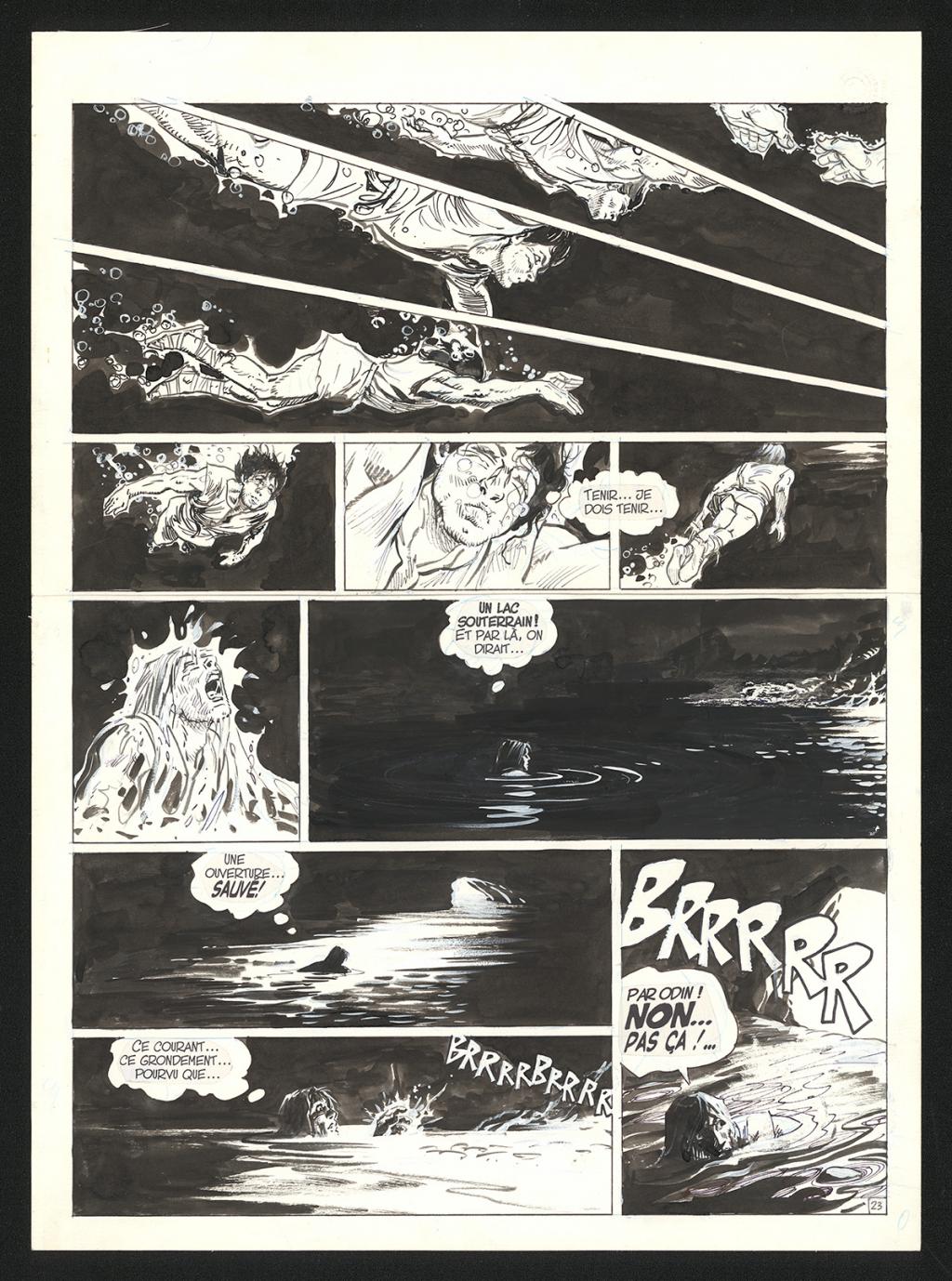 Planche originale n°23 - Grzegorz Rosinski - Encre de Chine sur papier - 5903