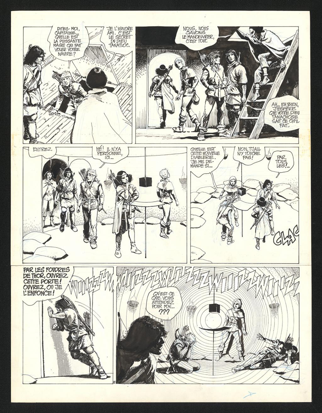 Planche originale n°18 - Grzegorz Rosinski - Encre de Chine sur papier - 5991