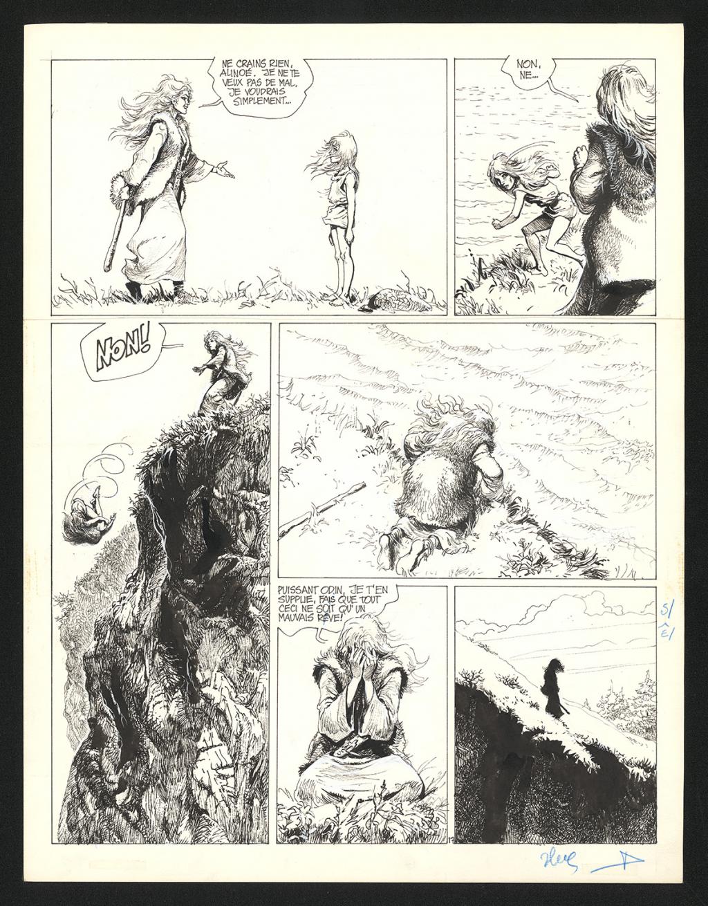 Planche originale n°17 - Grzegorz Rosinski - Encre de Chine sur papier - 5985