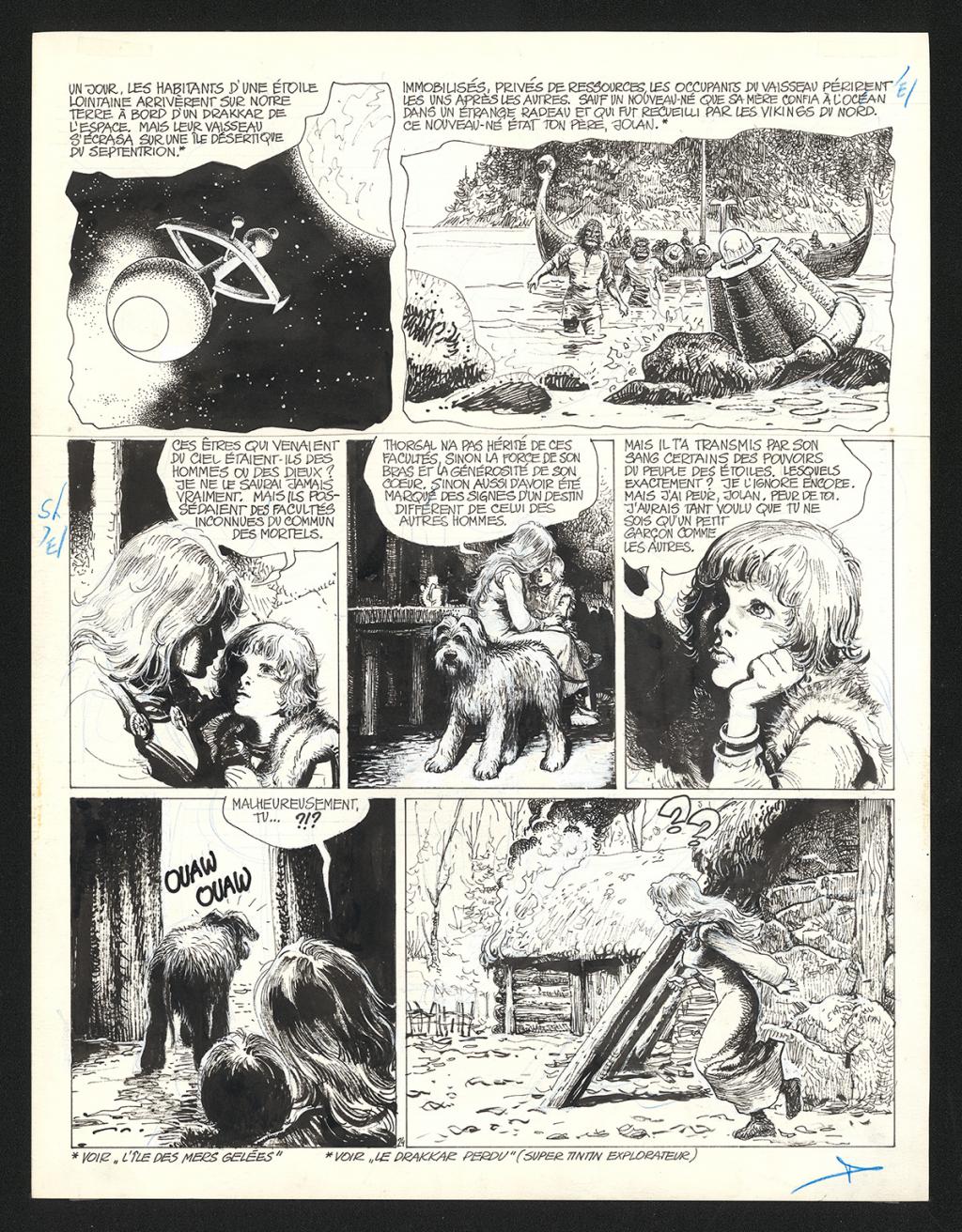 Planche originale n°24 - Grzegorz Rosinski - Encre de Chine sur papier - 6027