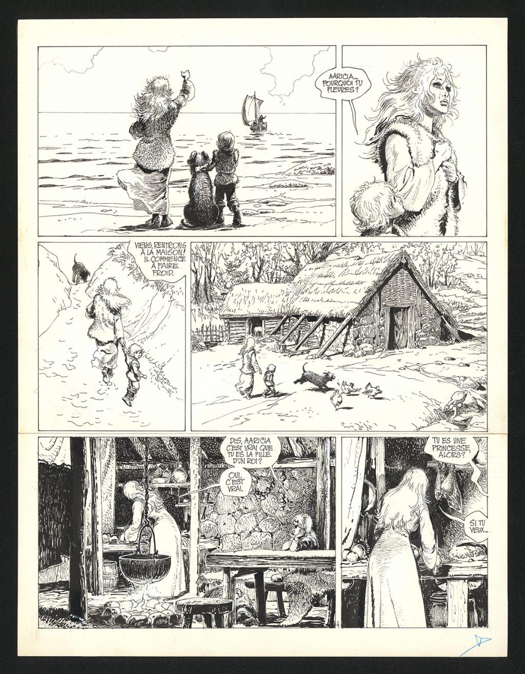 Planche originale n°4 - Grzegorz Rosinski - Encre de Chine sur papier - 6028