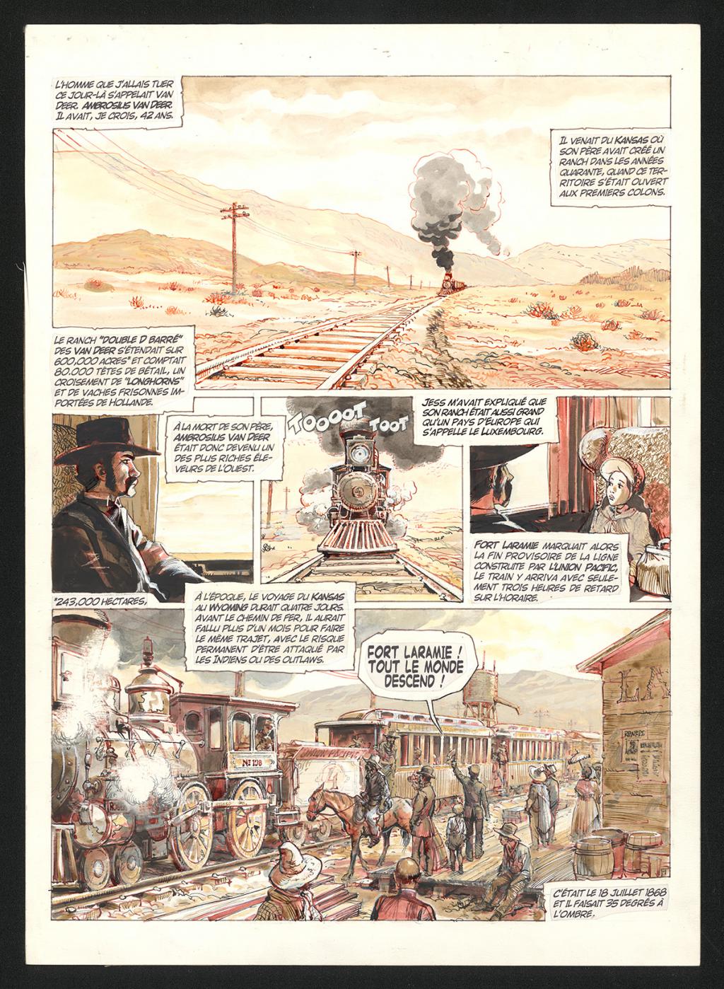 Planche originale n°1 - Grzegorz Rosinski - Technique mixte - 6052