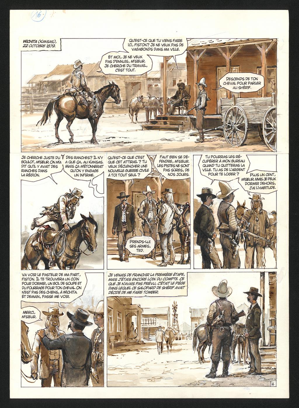 Planche originale n°16 - Grzegorz Rosinski - Technique mixte - 6051