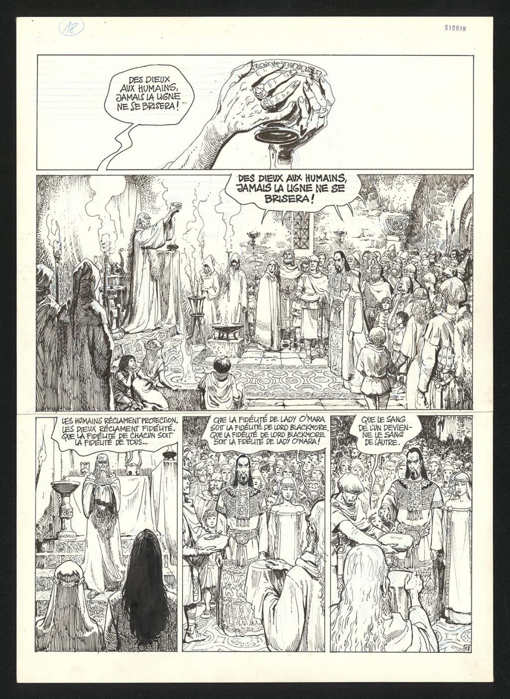 Planche originale n°18 - Grzegorz Rosinski - Encre de Chine sur papier - 5998